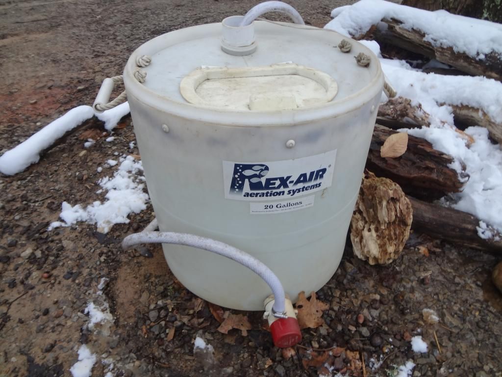 My shad bait tank project East Tennessee Fishing